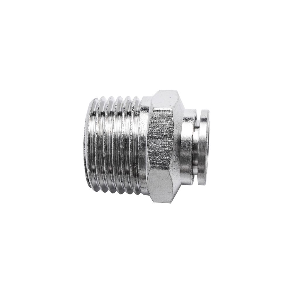 Metal Pu Fitting Straight 10mm X 1/2' M